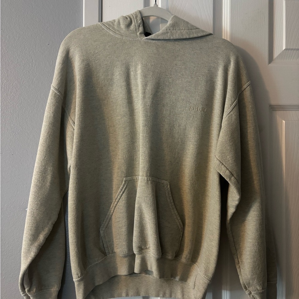 Light Yellow Hoodie with Front Pocket